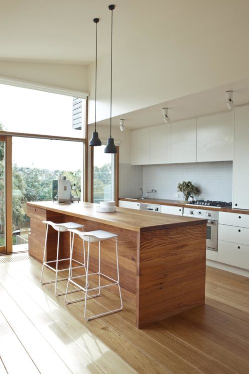 Ide desain dapur terbuka minimalis