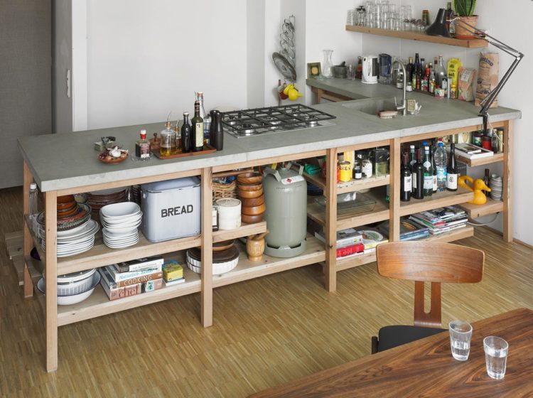 Desain Dapur Sederhana tanpa Kitchen Set