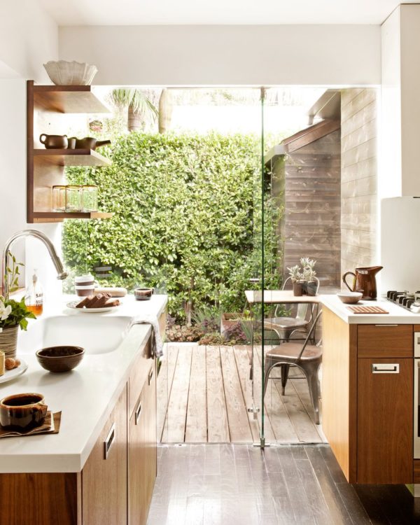 Ide desain dapur terbuka minimalis