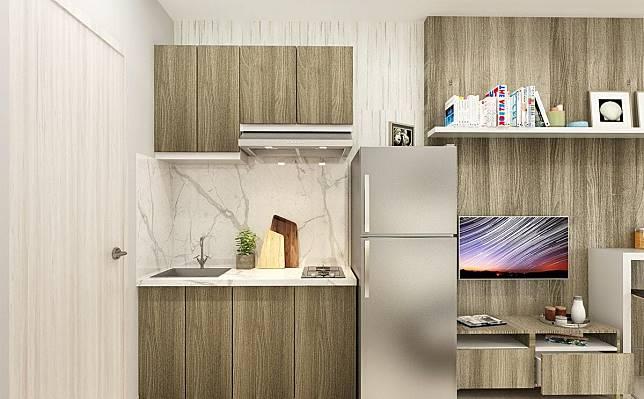 Inspirasi Dapur Kecil Cantik dengan Tata Ruang yang Unik Dapur Kecil