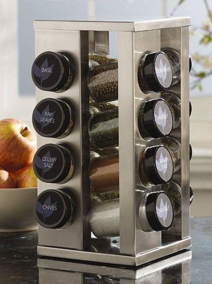 Tempat Bumbu Dapur Stainless Model Putar Bumbu Dapur