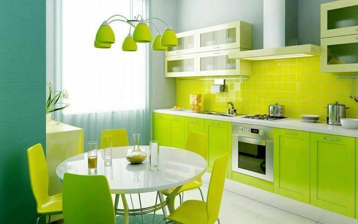 Dapur Sederhana Unik Nuansa Hijau yang Atraktif Model Dapur Rumah Minimalis